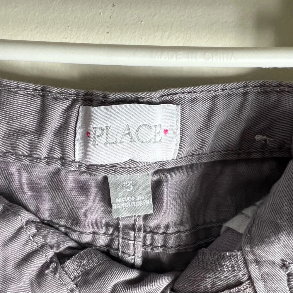 The Children's Place Slate grey Lace trim‎ shorts 5